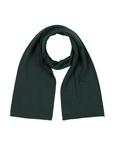 PACIOTTI Sciarpe e foulard Verde scuro 100% Cotone