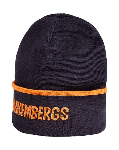 BIKKEMBERGS Hat Midnight blue 50% Wool, 50% Acrylic