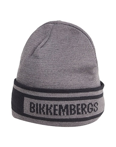 BIKKEMBERGS Mützen & Hüte Grau 50% Wolle, 50% Acryl