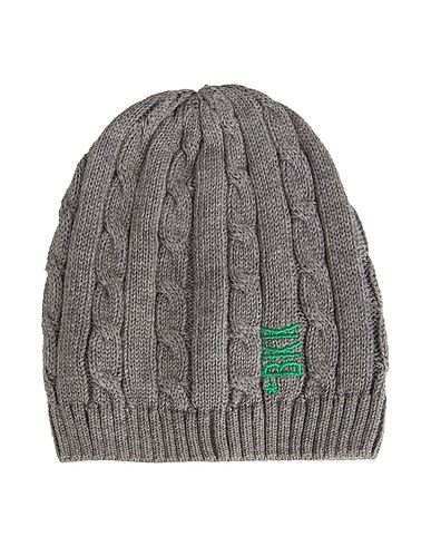 BIKKEMBERGS Hat Grey 100% Cotton