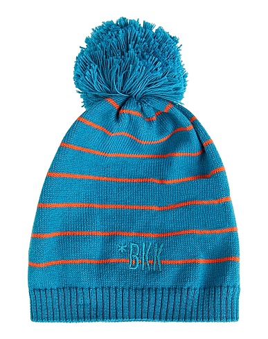 BIKKEMBERGS Hat Turquoise 100% Cotton
