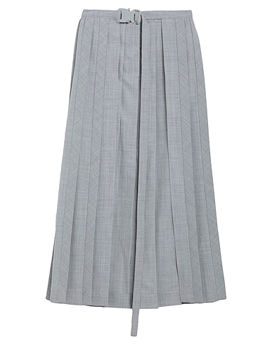 DIOR 패브릭 벨트 라이트 그레이 100% 버진 울