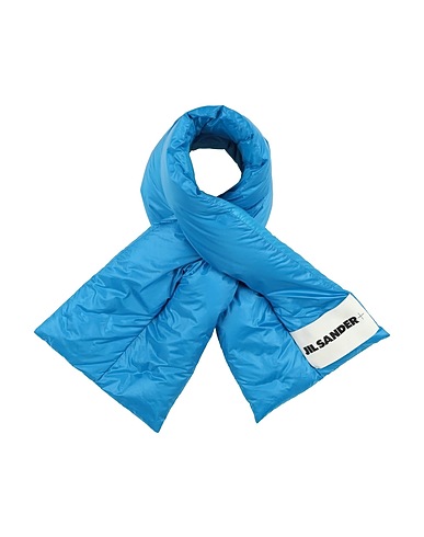 JIL SANDER Scarves and foulards Azure 100% Polyamide