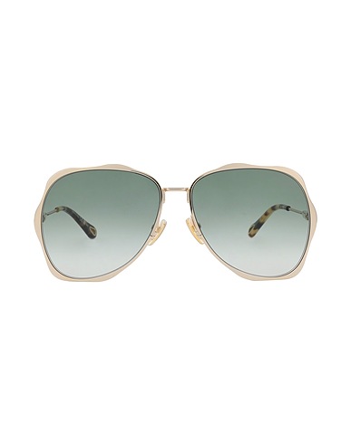 CHLOÉ Sunglasses Gold Metal