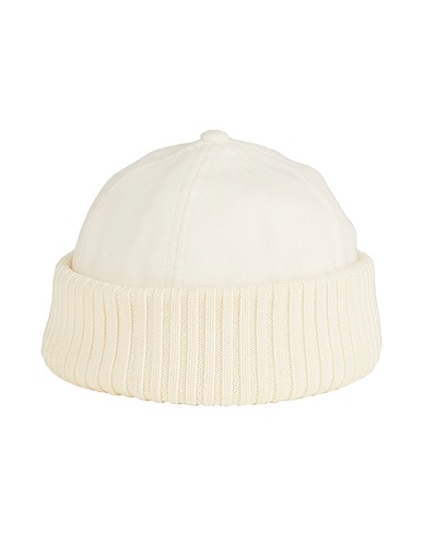 EMPORIO ARMANI Hat Ivory 100% Polyester, Wool