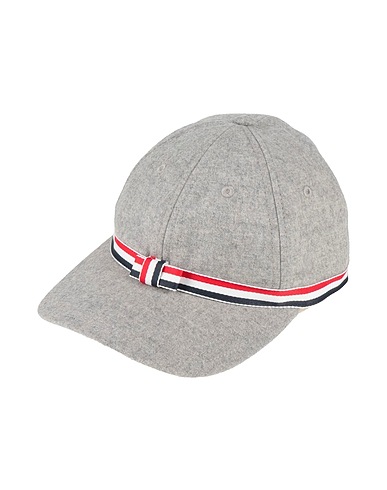 THOM BROWNE Hat Grey 100% Virgin Wool