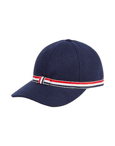 THOM BROWNE Hat Navy 100% Virgin Wool