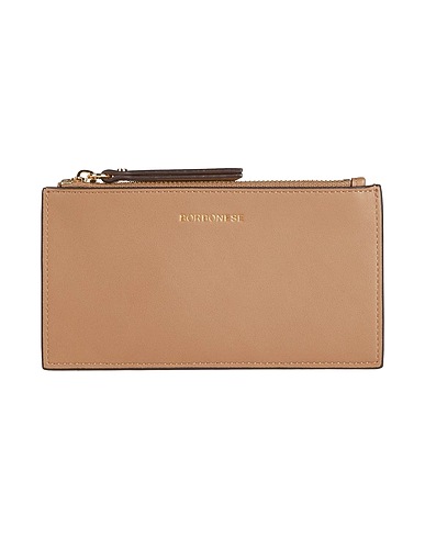 BORBONESE Small Leather Goods Beige 100% Polyurethane
