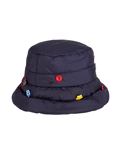 DOLCE&GABBANA Hat Midnight blue 100% Polyamide, Polyester, Brass, Cotton, Enamel