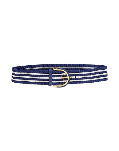 ELISABETTA FRANCHI Cinture Blu navy Fibre tessili