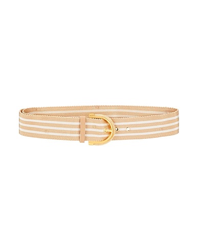 ELISABETTA FRANCHI Belts Beige Textile fibres