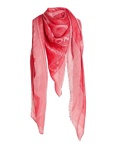 BORBONESE Scarves and foulards ROSSO 56% Wool, 44% Modal