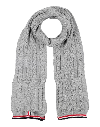THOM BROWNE Scarves and foulards Grey 100% Wool