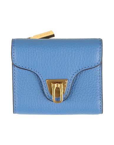 COCCINELLE Wallet Light blue Leather