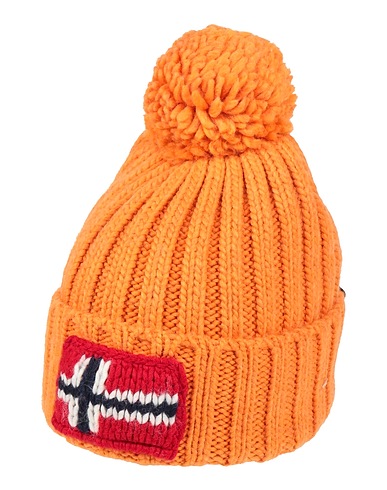 NAPAPIJRI Cappello Arancione 75% Acrilico, 10% Lana, 10% Poliammide, 5% Viscosa