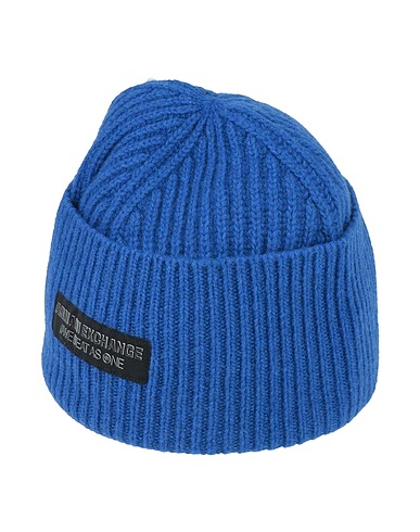 ARMANI EXCHANGE Hat Bright blue 80% Wool, 20% Polyamide