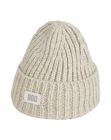 UGG Hat Light grey 78% Acrylic, 17% Nylon, 5% Wool