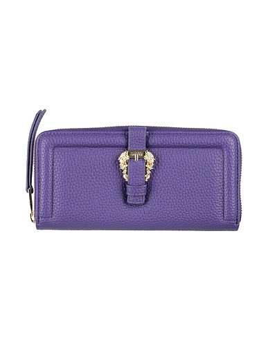 VERSACE JEANS COUTURE Portafoglio Viola scuro Poliuretano
