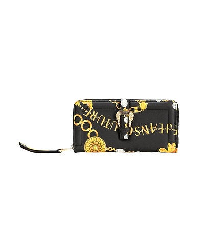 VERSACE JEANS COUTURE Wallet Black Polyurethane