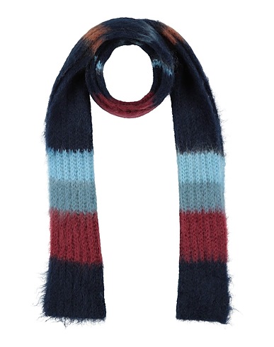 ETRO Scarves and foulards Navy blue 47% Mohair wool, 32% Polyamide, 15% Wool, 6% Acrylic