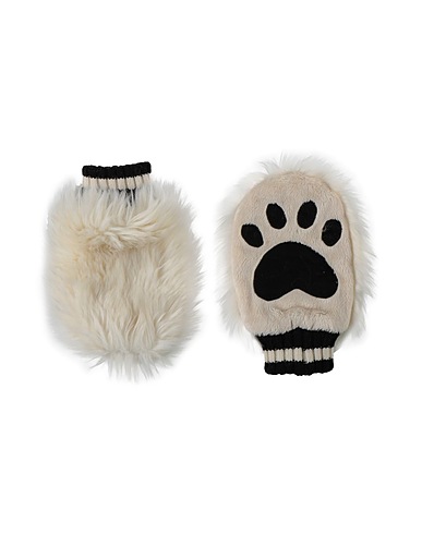 DOLCE&GABBANA Gloves White 90% Polyester, 5% Polyurethane, 5% Acrylic