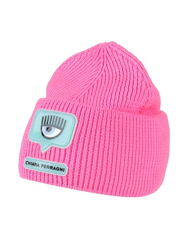 CHIARA FERRAGNI Hat Fuchsia 50% Acrylic, 50% Wool