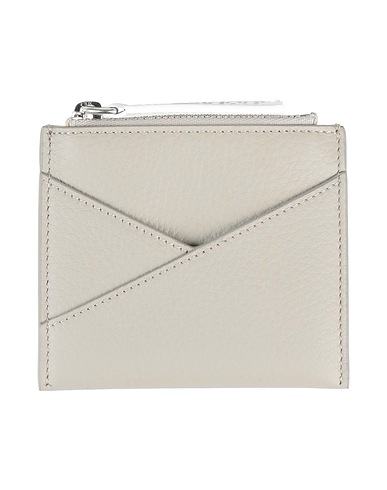 MM6 MAISON MARGIELA Wallet Light grey 100% Cow leather