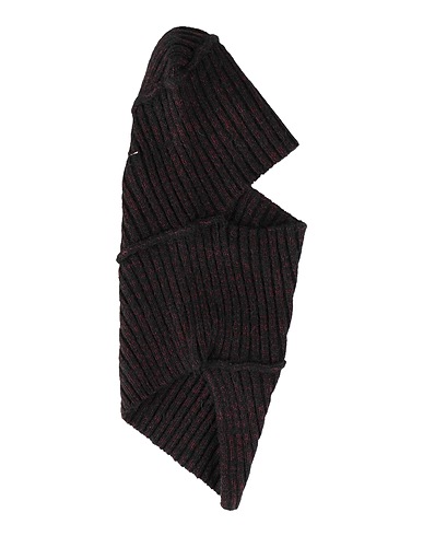 MM6 MAISON MARGIELA Hat Black 51% Cotton, 20% Polyamide, 20% Acrylic, 8% Alpaca wool, 1% Elastane