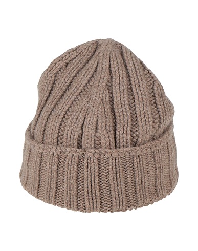 ARAGONA Hat Khaki 100% Cashmere