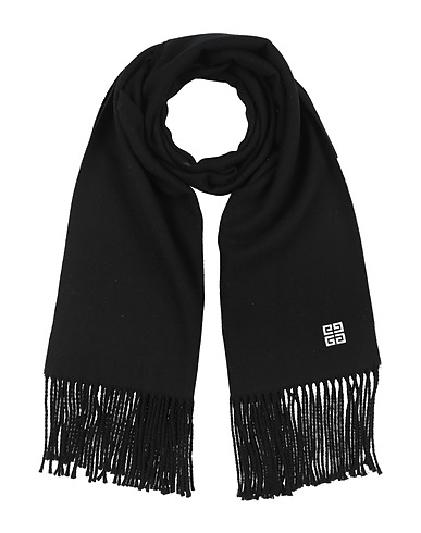 GIVENCHY Scarves and foulards Black 100% Virgin Wool