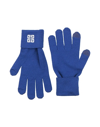 GIVENCHY Gloves Midnight blue 100% Wool