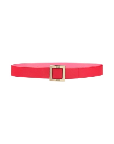ROGER VIVIER Belts Tomato red Leather