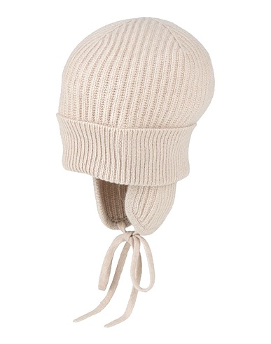 BRUNELLO CUCINELLI Hat Beige 100% Cashmere