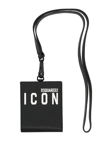 DSQUARED2 Small Leather Goods Black Leather