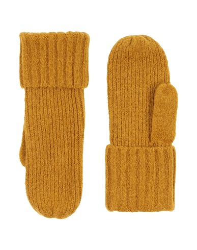 ICHI Gloves Mustard 70% Acrylic, 27% Nylon, 3% Elastane