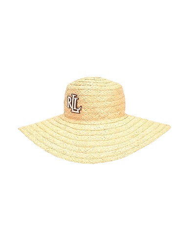 LAUREN RALPH LAUREN Hat Beige 100% Straw