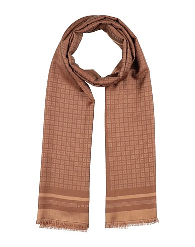 GIVENCHY Écharpes et foulards Camel 61% Soie, 39% Coton