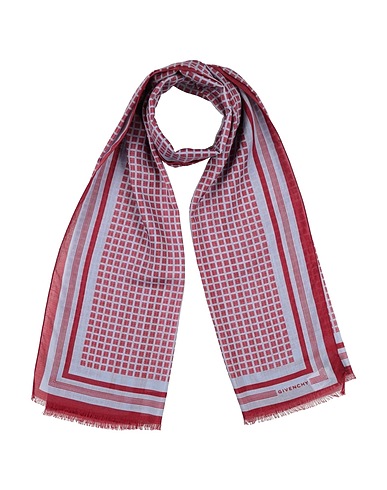 GIVENCHY Scarves and foulards Burgundy 65% Cashmere, 35% Silk
