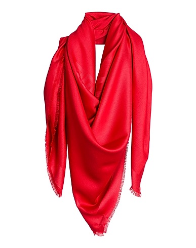 GIVENCHY ACCESSORIES Red 63% Silk, 37% Wool