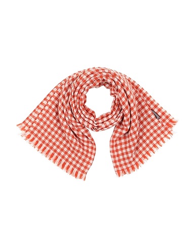 DESTIN Scarves and foulards Orange 75% Wool, 18% Cashmere, 7% Silk