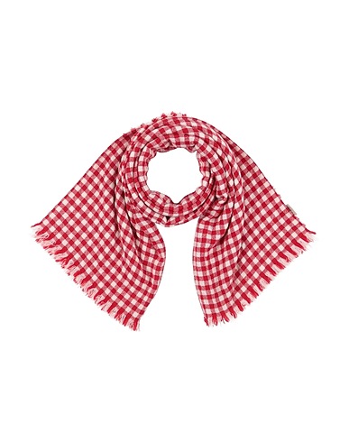 DESTIN Scarves and foulards Red 75% Wool, 18% Cashmere, 7% Silk