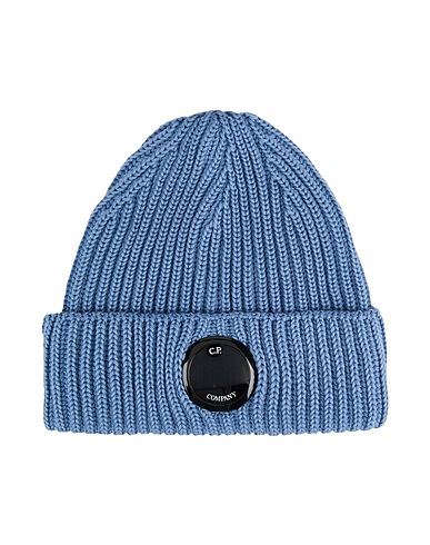 C.P. COMPANY Hat Pastel blue 100% Wool