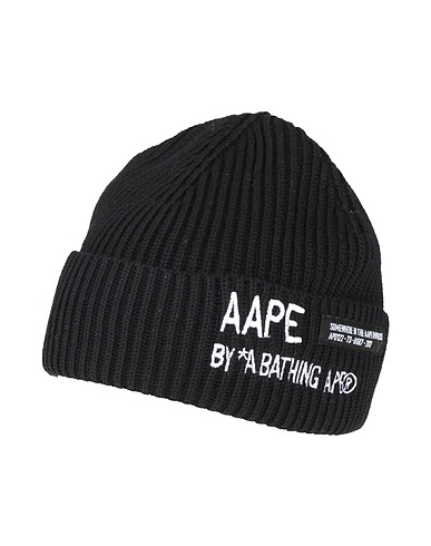 AAPE by A BATHING APE Hat Black 100% Cotton