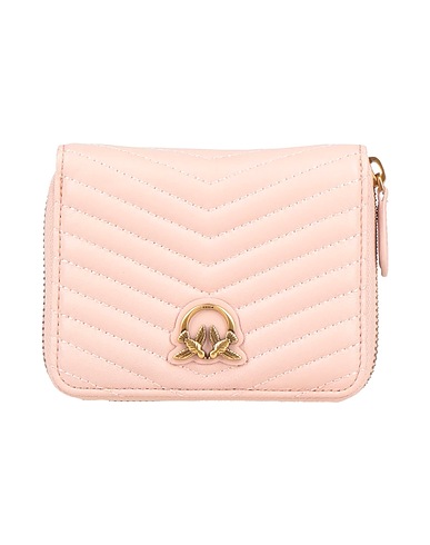 PINKO Wallet Light pink 100% Sheepskin