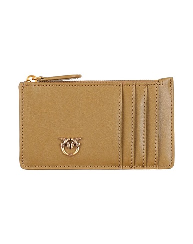 PINKO Kleinlederwaren Khaki Schafleder