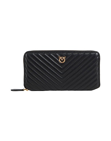 PINKO Portafoglio Nero Pelle di pecora