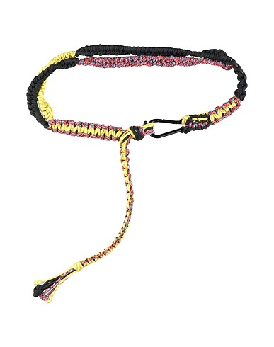 ALANUI Belts Yellow 100% Polyamide, Acrylic