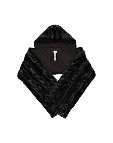 BURBERRY Sciarpe e foulard Nero 75% Modacrilico, 25% Poliestere