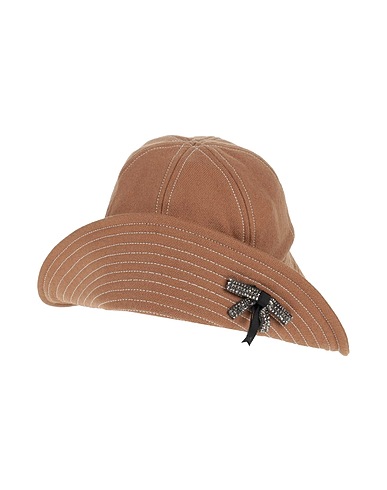 ERDEM Hat Camel 100% Virgin Wool