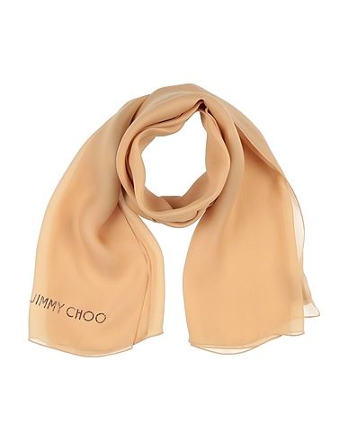 JIMMY CHOO Scarves and foulards Sand 100% Silk